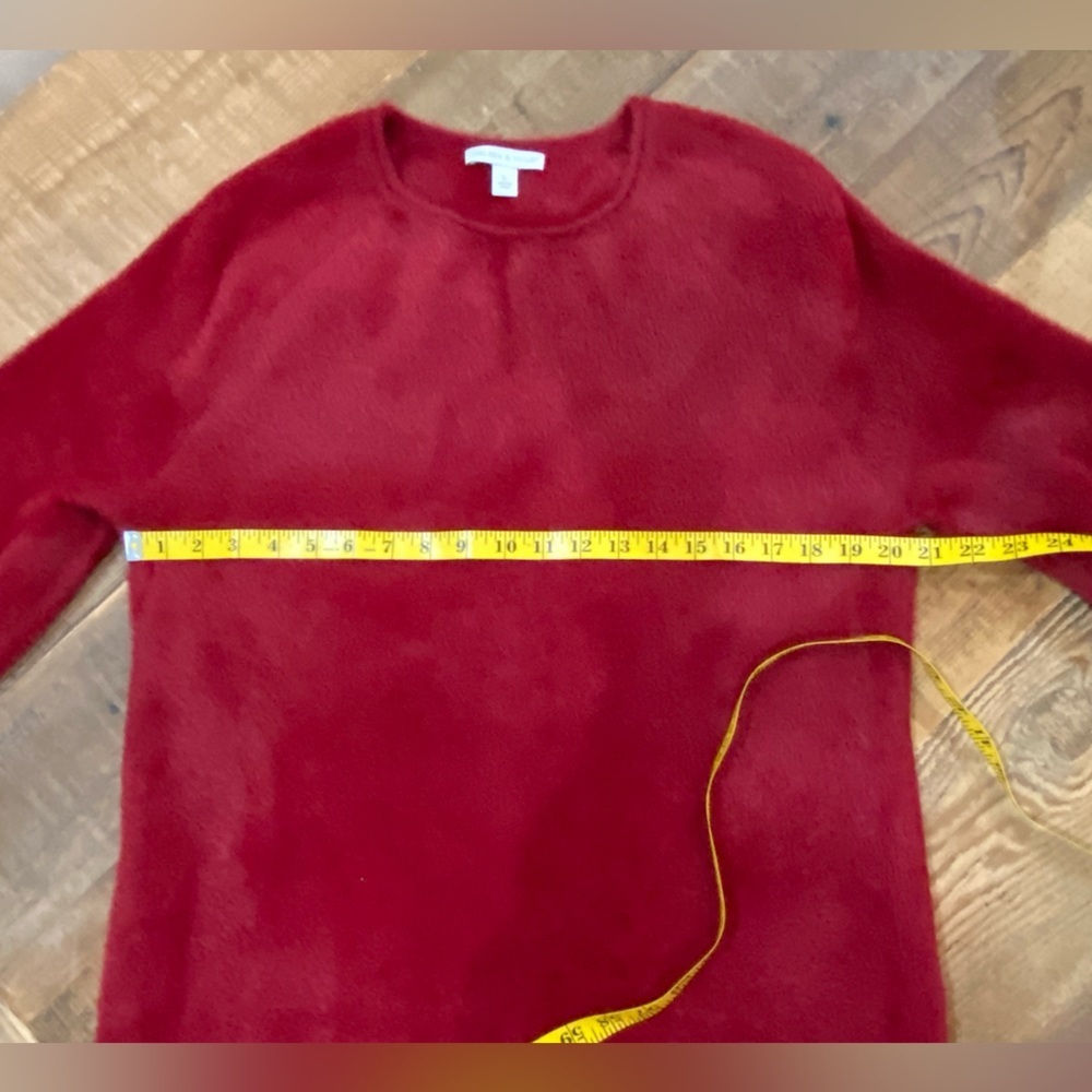 Chelsea & Violet Eyelash Pullover, Deep Red , Size Large - Picture 9 of 11